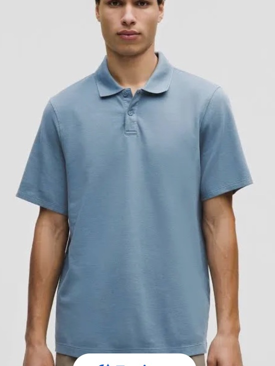 lululemon athletica Other - lululemon Cotton Short-Sleeve Polo Shirt M